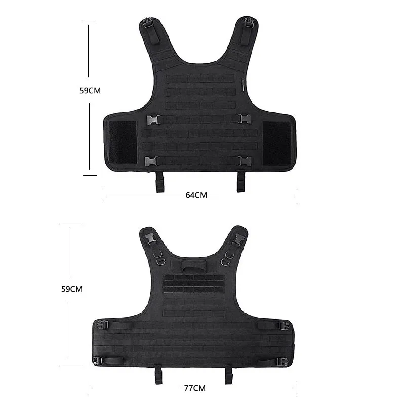 Chaleco blindado de caza al aire libre, equipo de caza, juego de combate CS, chaleco de bala colorido, chaleco protector deportivo - imagen 2