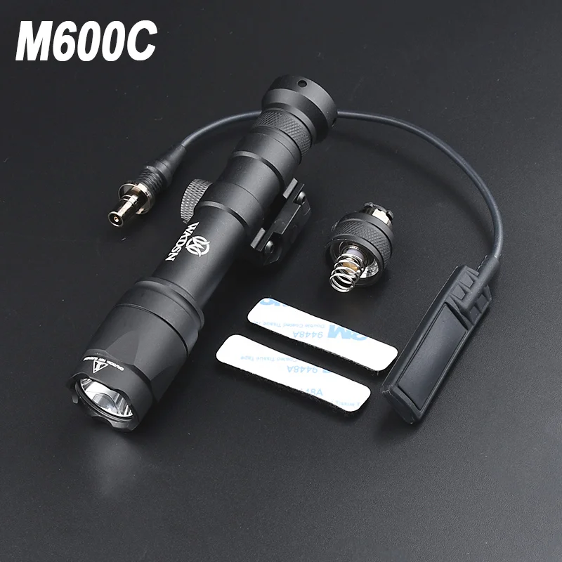 WADSN linterna táctica Airsoft Surefir M600, M600C, M300, M300A, luz para AR15 Rifle Scout LED, Arma de caza, Outdooring - imagen 5