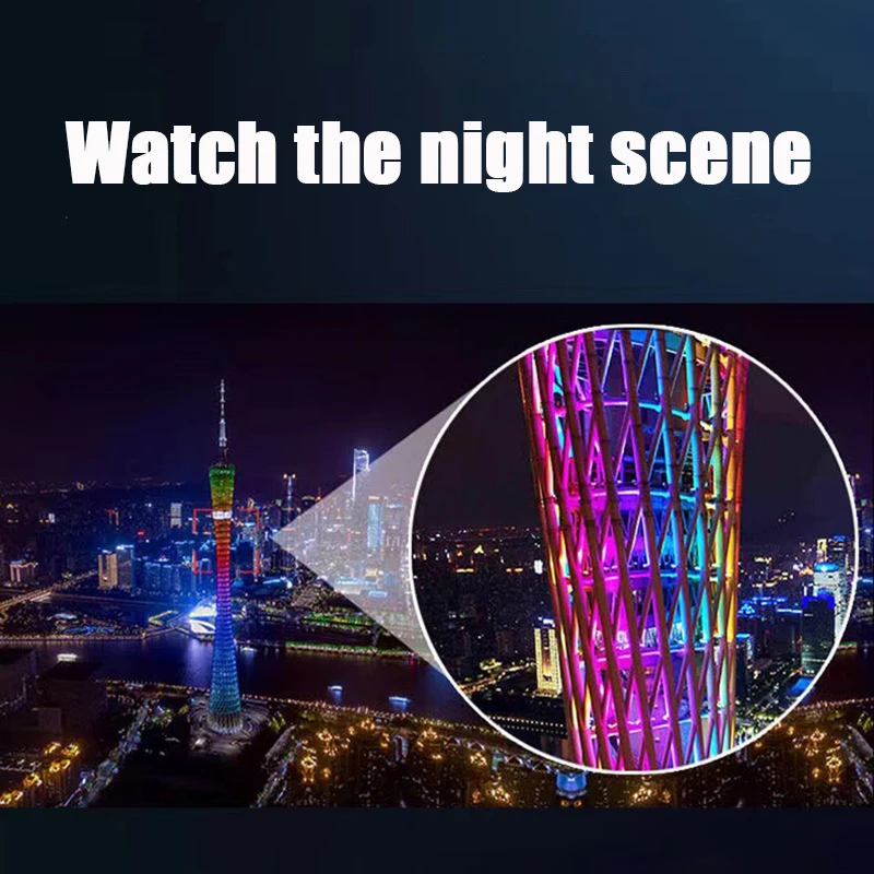 Telescopio Monocular portátil para exteriores, visión nocturna HD de 8x20, Mini Zoom de bolsillo, para caza, Camping, montañismo, caminata, observación de aves - imagen 5