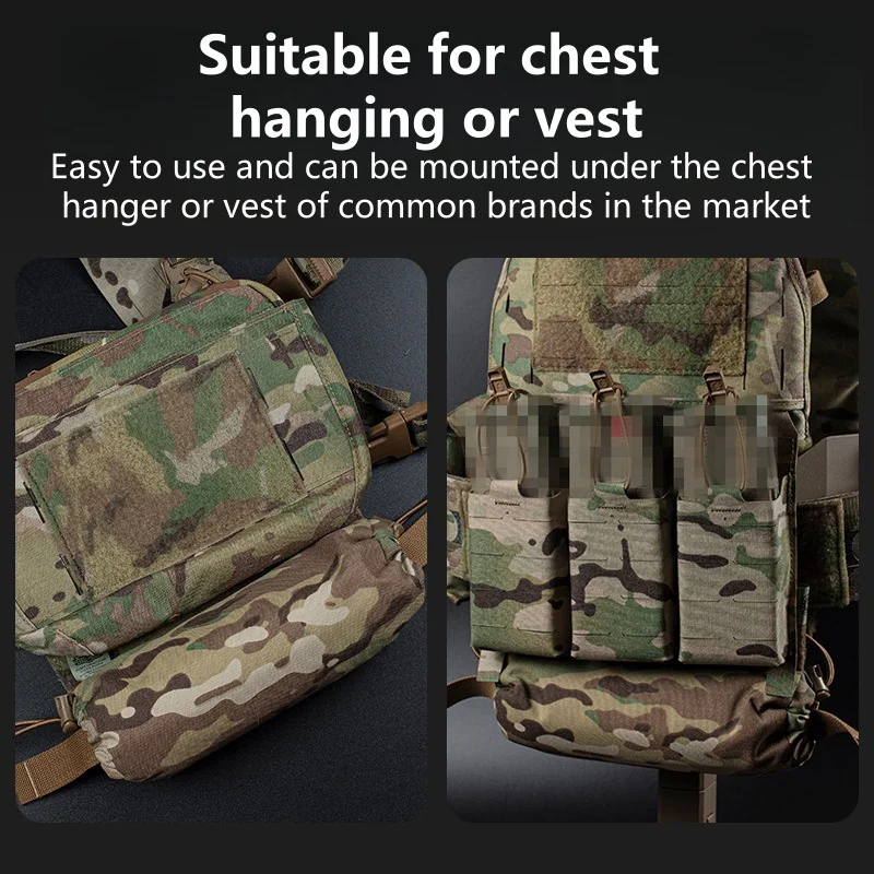 Bolsa para traumatismos de tipo separado, botiquín de primeros auxilios, bolsa de cinturón rápida Individual, chaleco Airsoft, portador de placa, bolsas de cintura, accesorios de equipo ﻿ - imagen 4