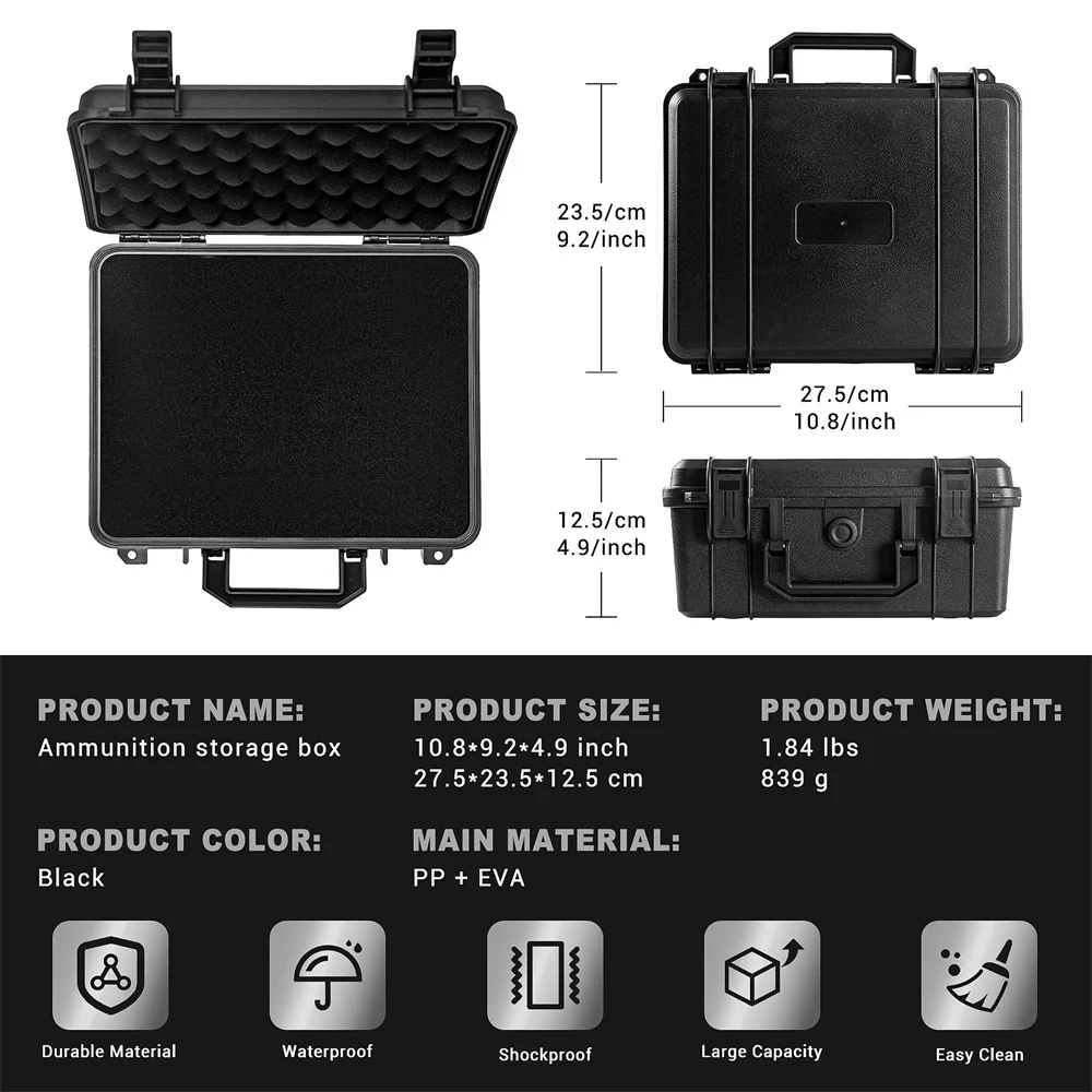 Estuche táctico impermeable y resistente para pistola - imagen 5
