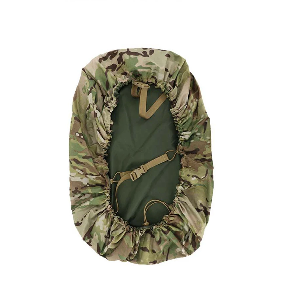 Funda de mochila táctica de 10-80L, bolsa a prueba de lluvia y doble propósito verde - imagen 3