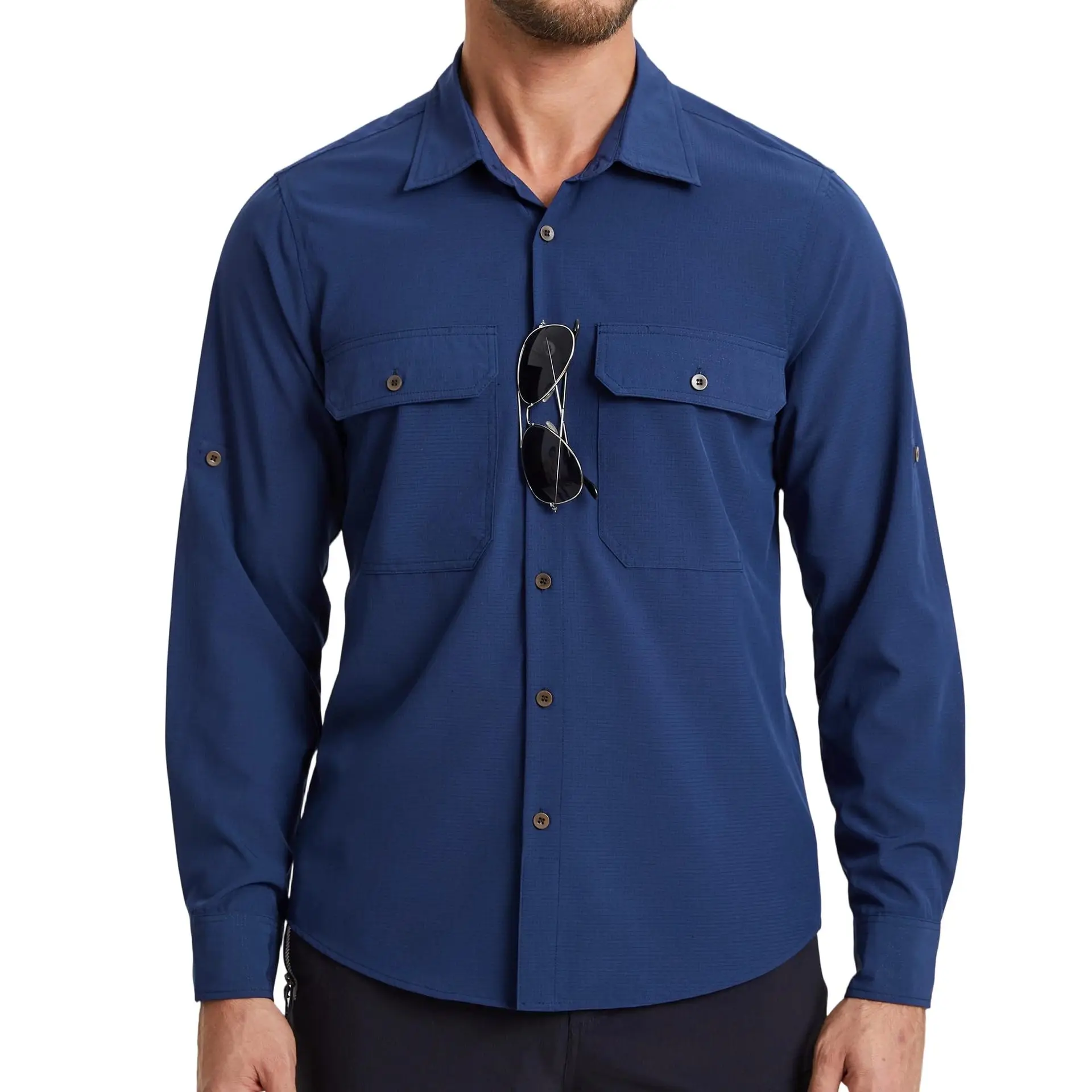 Camisa técnica AUKU manga larga UPF 50+ protección solar - imagen 2