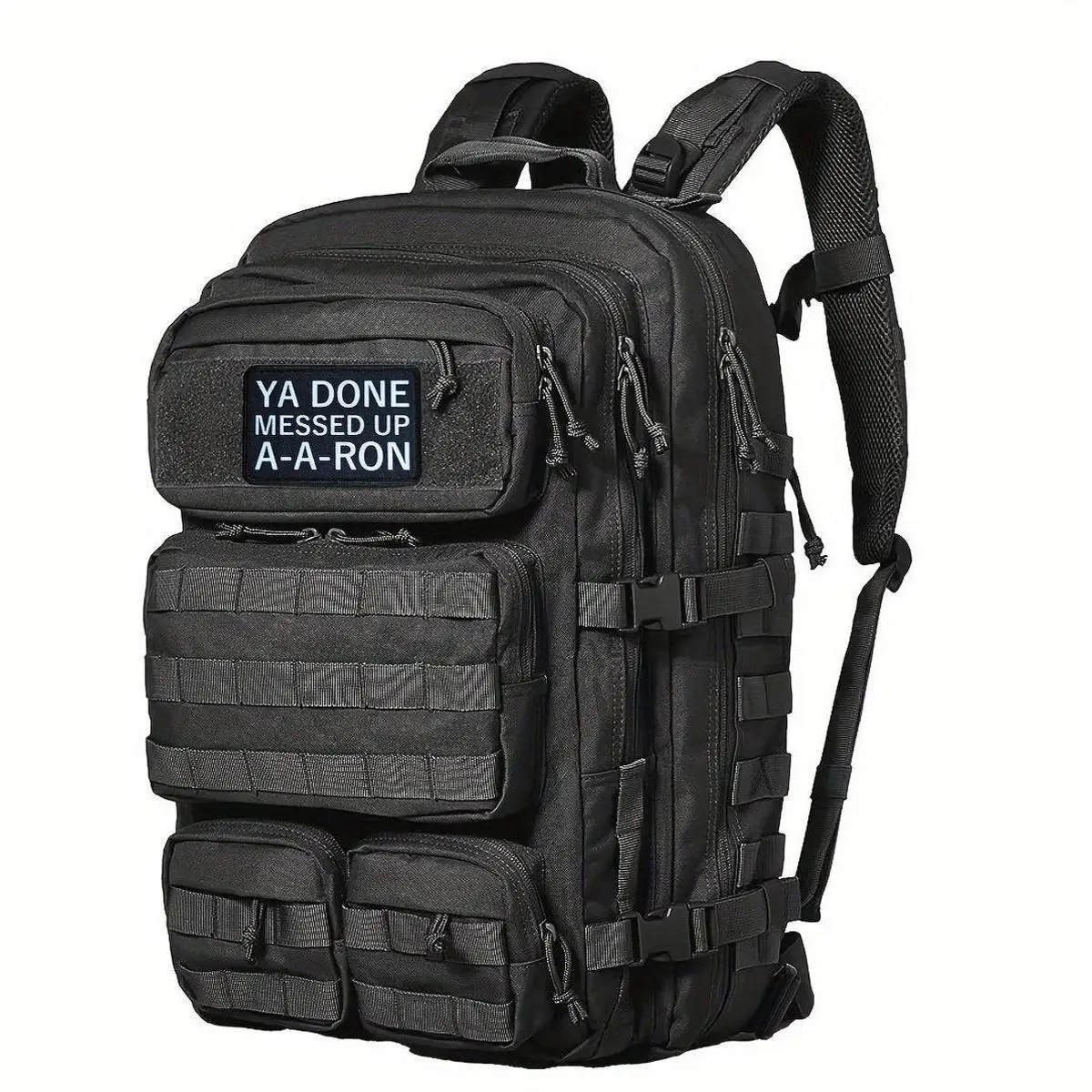 Parche de moral "Desordenado" a-a-ron', tela duradera, cierre de gancho y bucle para sombreros, Jeans, chalecos, abrigos y mochilas - imagen 2