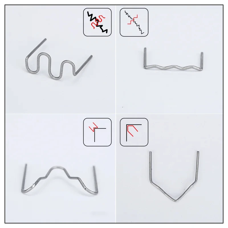 Soldador de guardabarros de plástico, pistola de clavos caliente para parachoques de coche, Kit de herramientas de garaje de reparación de PVC, Kit de reparación, máquina de soldadura - imagen 4