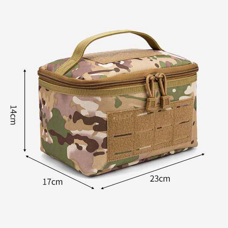 Estuche para Rifle de caza, carcasa dura, caja de municiones portátil, bolsa de descanso para Rifle, estuche de almacenamiento para balas de tiro al aire libre, bolsa cargadora de 9mm/5,56 - imagen 3