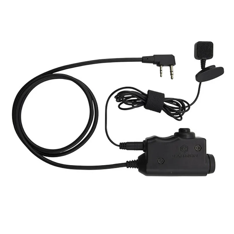 EARMOR-accesorios tácticos para auriculares, adaptador PTT Airsoft PTT Kenwood para Airsoft MSA Sordin/PELT, envío gratis - imagen 2