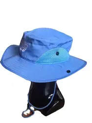 Sombrero pescador táctico azul – Gorra sombra pesca outdoor