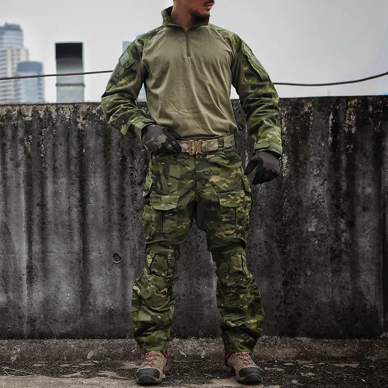 Emersongear-Conjunto de uniforme de combate táctico G3 Gen3, camisa de asalto para hombre, pantalón, traje de entrenamiento, Tops, pantalones Cargo, caza, nailon, MCTP - imagen 4