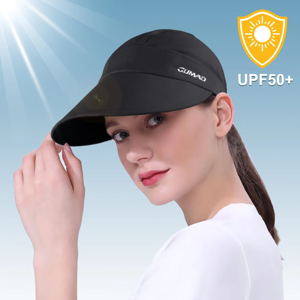 Gorra de sol deportiva para mujer, gorro transpirable de secado rápido con visera ajustable, protección para pesca, correr, Golf y ciclismo - imagen 2