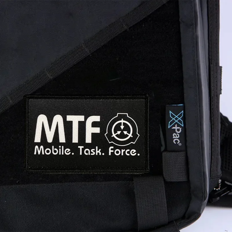 SCP Foundation MFT parche estampado brazalete militar táctico moral insignia gancho y bucle mochila ropa pegatinas decorativas - imagen 5