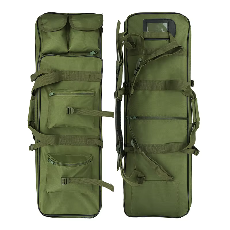 Funda táctica para rifle camuflaje con bolsillos y acolchado