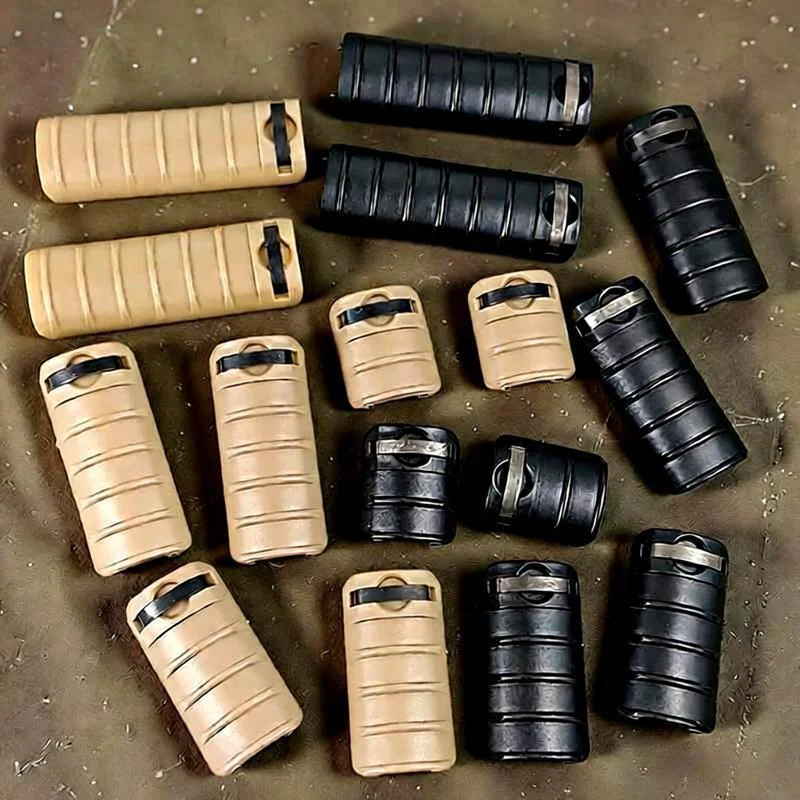 Protección de madera de nailon KAC de 8 piezas para M4 - Kit ergonómico de envoltura de espina de pescado