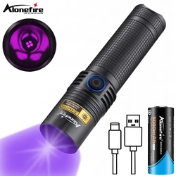 Linterna UV táctica recargable USB – Luz para detección