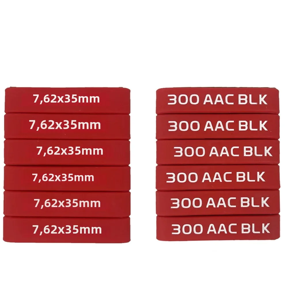 Banda de marcado de revista táctica, anillo de goma elástico Mag para Rifle Airsoft para Rifle de caza Nato 300 ACC BLK de 7,62 MM - imagen 5