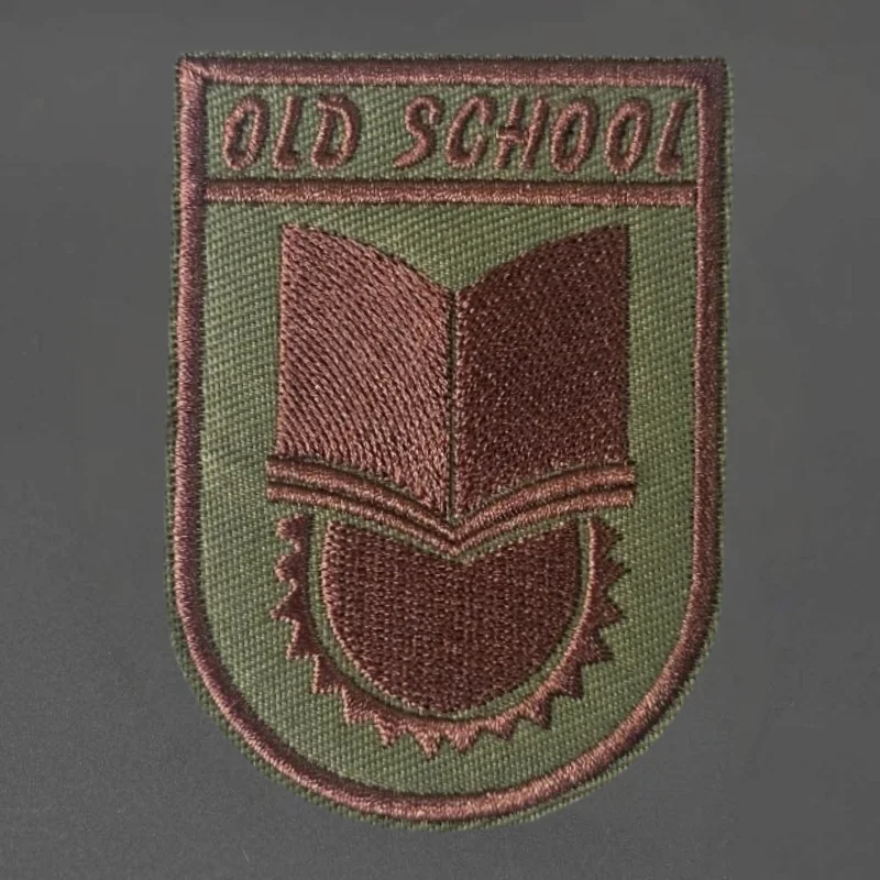 Parche Bordado Chevron Estilo Clásico, Insignia Táctica con Gancho y Bucle para Gorra, Adhesivo Decorativo para Mochila, Parches para Ropa - imagen 2