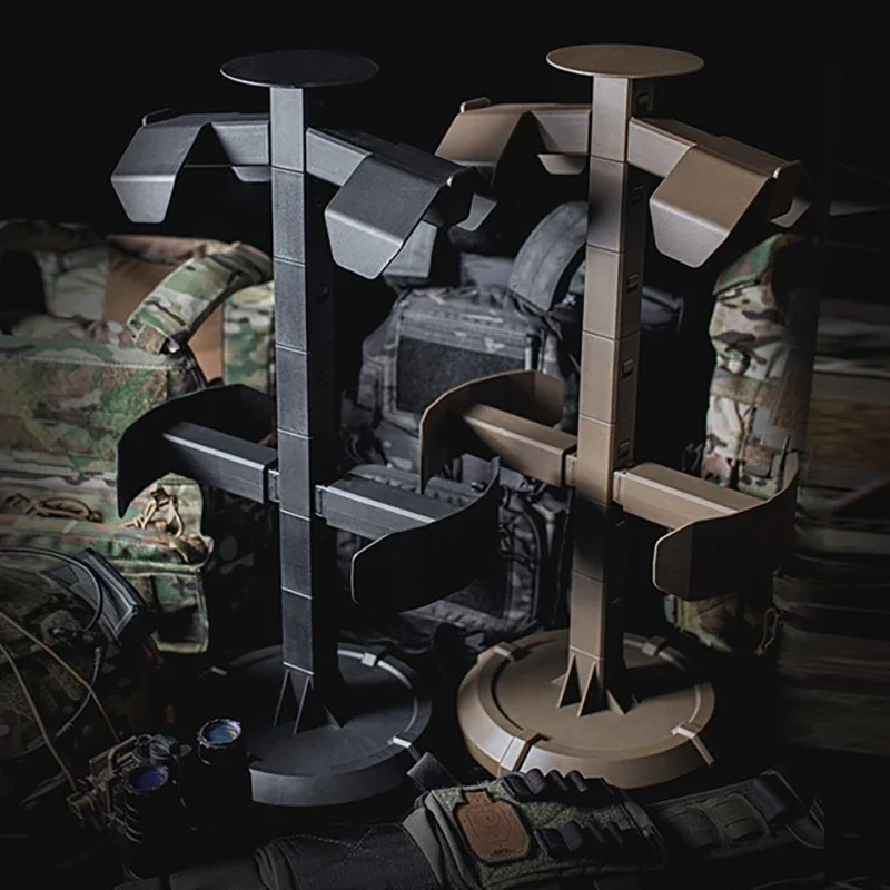 Soporte de chaleco para casco táctico desmontable, organizador de estante para sombrero, soporte de equipo táctico, cinturón de cintura, exhibición de máscara para casco - imagen 5
