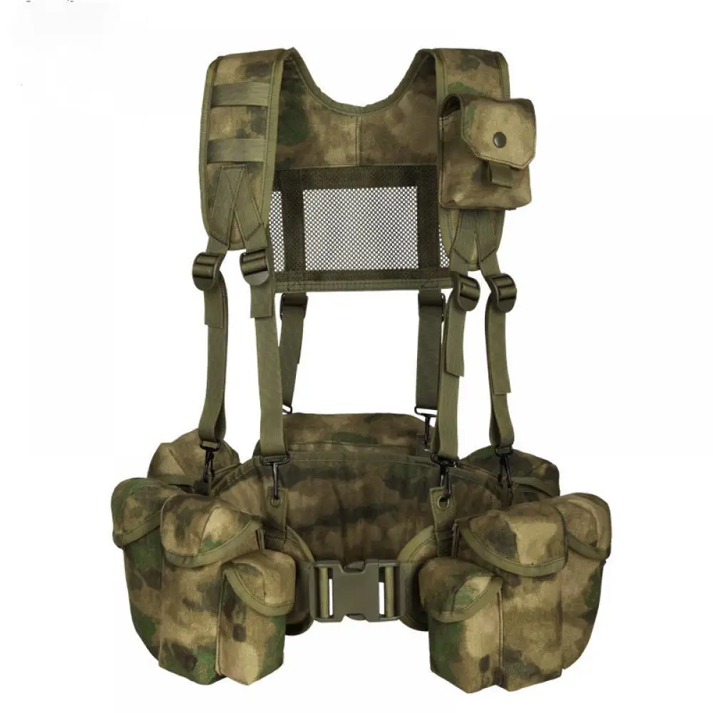Chaleco táctico para el vientre, equipo de caza de camuflaje, combinado, multifuncional, sistema MOLLE, a-tacs, FG - imagen 3