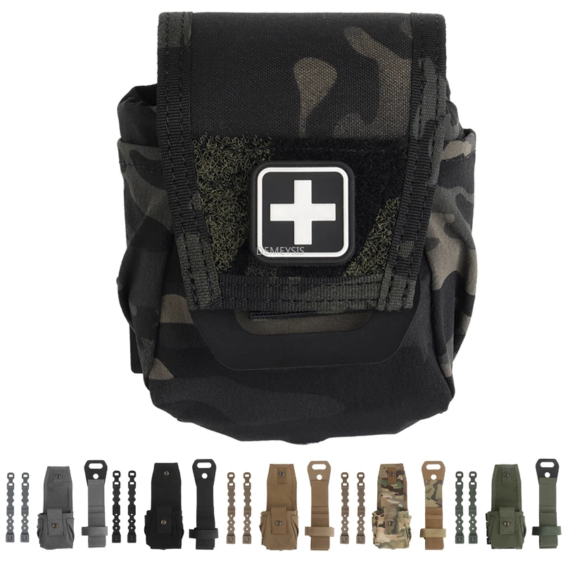 Kits de primeros auxilios tácticos, bolsa médica para caza al aire libre, herramienta de supervivencia Molle, bolsa EDC, organizador, bolsa médica, bolsa de emergencia