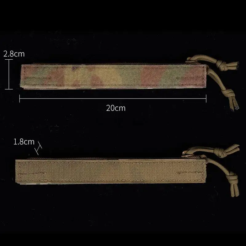 Panel táctico AVS bidireccional con cremallera, aparejo de pecho, bolsillo interior, chaleco militar, bolsa, accesorios de caza - imagen 3