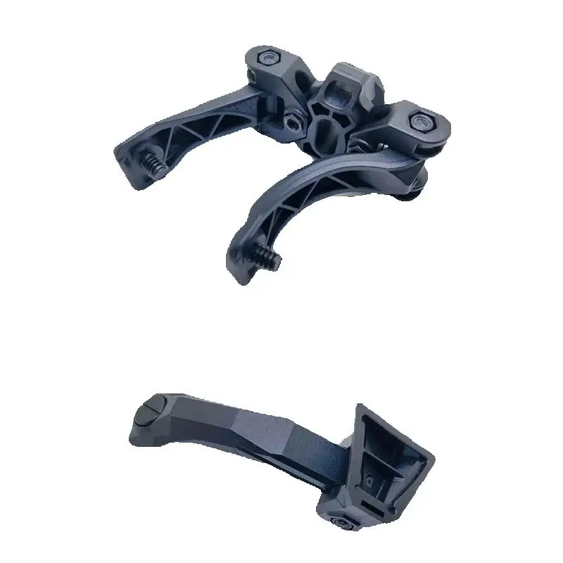 Soporte de brazo en J de visión nocturna para PVS-14, soporte de nailon ultraligero de brazo único/doble para fijación de casco