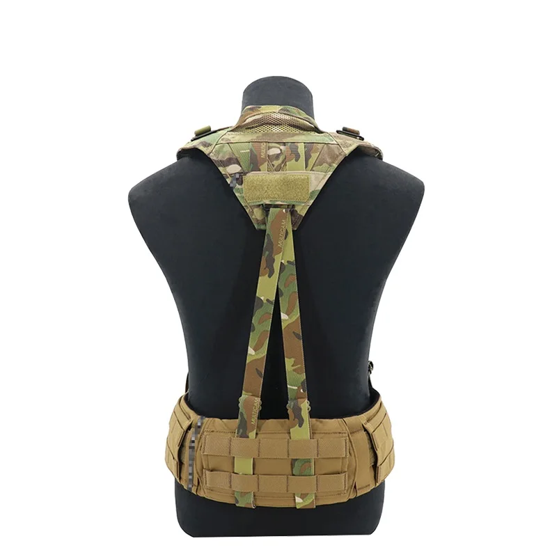 Correa de hombro táctica, yugo acolchado, eslinga triangular multifunción para cintura/ganchos para el pecho/chaleco - imagen 4