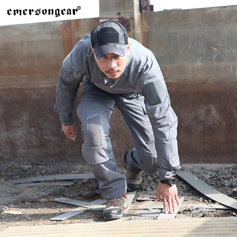 Emersongear-Conjuntos de uniformes de asalto táctico para hombre, trajes de combate, Tops, pantalones Cargo, camisa, pantalones, caza al aire libre, Milsim WG - imagen 2