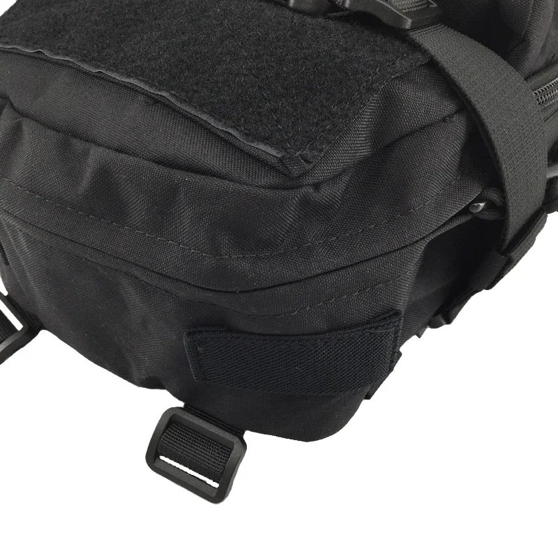 Mochila táctica Molle para chaleco de asalto Airsoft, bolsa para equipo de caza, portador de placa EDC 500D, Mini bolsa de hidratación, accesorio - imagen 5