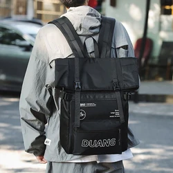 Mochila de gran capacidad a la moda, mochila de viaje al aire libre para acampar, bolsa de senderismo de gran capacidad, mochila de viaje para estudiantes versión coreana