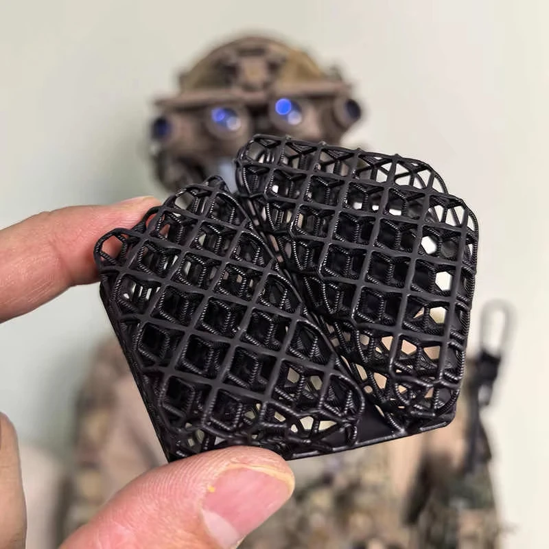 Forro de casco de panal de polímero con impresión 3D, Nano transpirable, ligero, Airsoft, forro para casco táctico, almohadilla reductora de presión - imagen 5