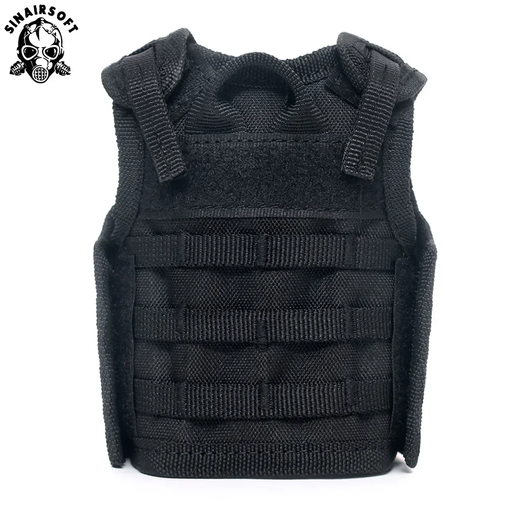 SINAIRSOFT-Mini chalecos de nailon para decoración de botellas de cerveza, manualidades DIY para latas de Soda, tarros, accesorios divertidos para Bar de fiesta, ropa para muñecas - imagen 2