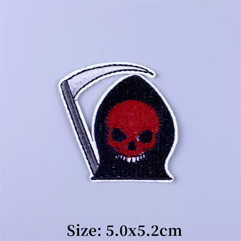 Parche termoadhesivo Halloween para ropa – Payaso fantasma calabaza - imagen 4