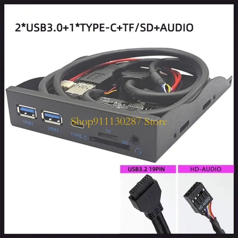 Divisores J1HC 3,5” Panel frontal expansión 19 pines a puerto tipo C Conectores 3,5 mm - imagen 2