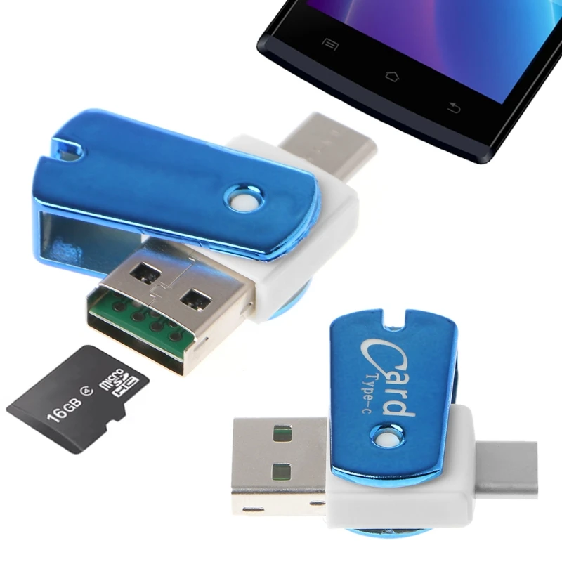 Estación acoplamiento velocidad, lector múltiples tarjetas USB 3,1 tipo C, alimentada por USB - imagen 3