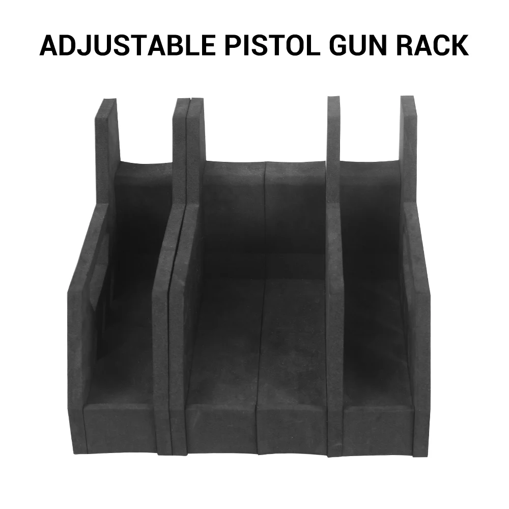 Estante para pistola con 4 ranuras, soporte universal de espuma EVA para pistola, soporte de exhibición para pistola, organizador de almacenamiento, accesorios Airsoft - imagen 3