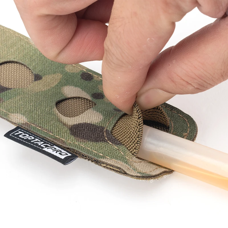 Bolsa de almacenamiento de palo brillante, chaleco táctico, accesorio de decoración de pecho, juego de marcadores tácticos - imagen 5