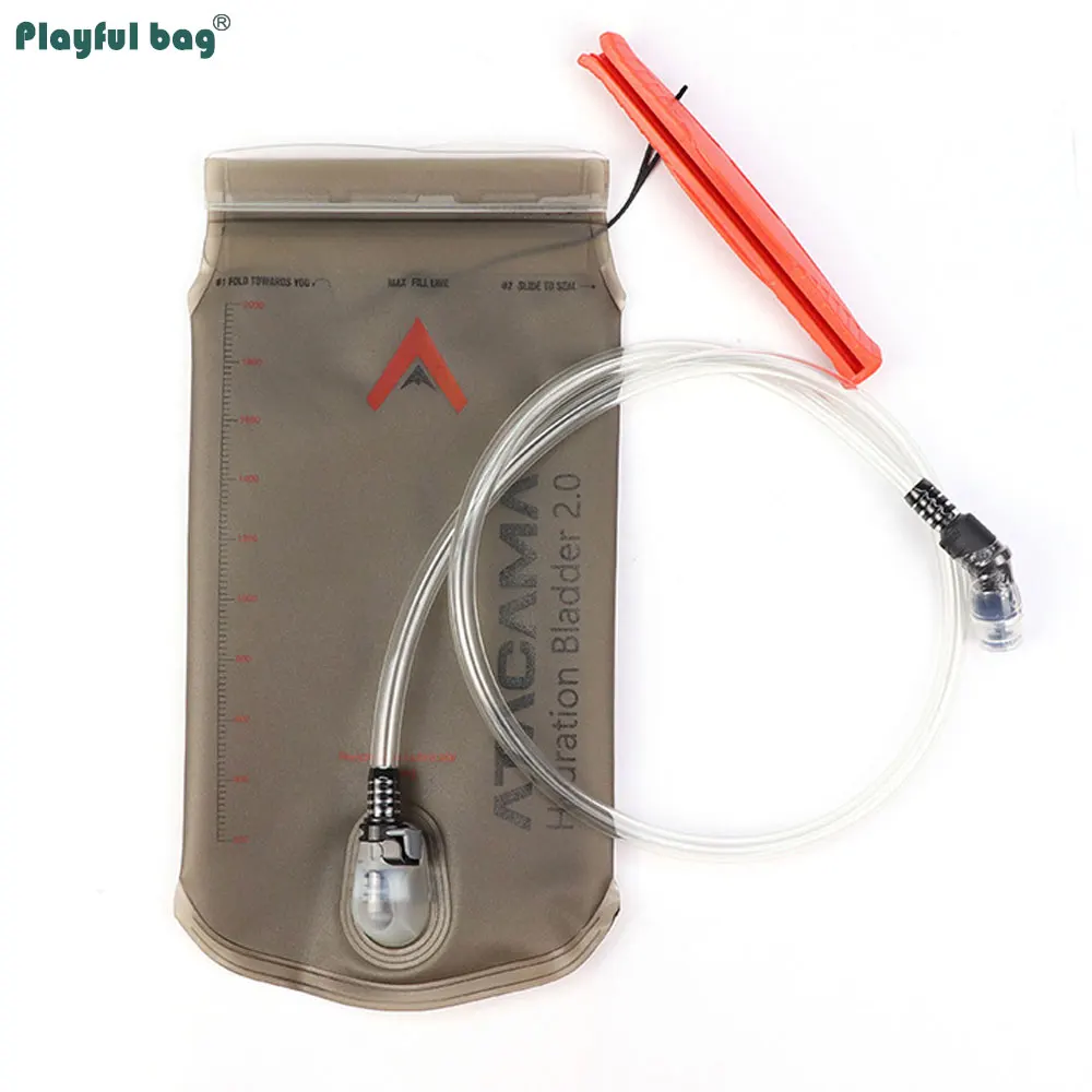 Bolsa portátil de hidratación para ciclismo, bolsa de agua deportiva plegable para montañismo, viaje y senderismo, 2L, AVA262 - imagen 3