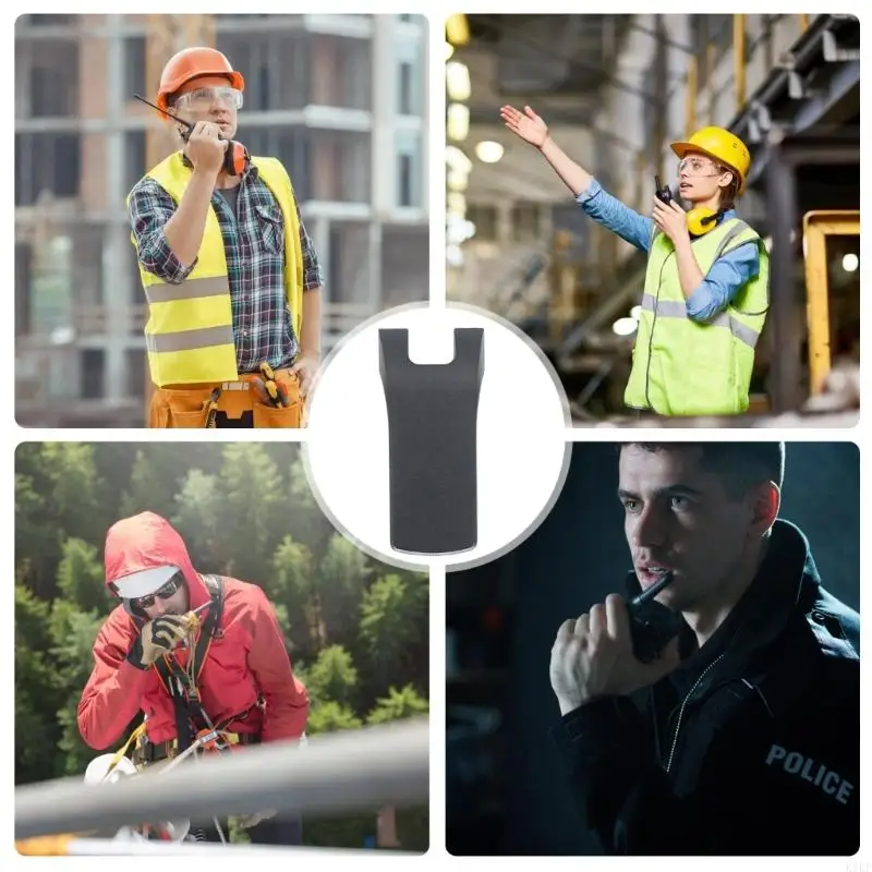 Accesorios radio vías para Q9 PMNN4423A Belter Belt Clip Clip reemplazo CLIP FÁCIL instalación Batería radio - imagen 4