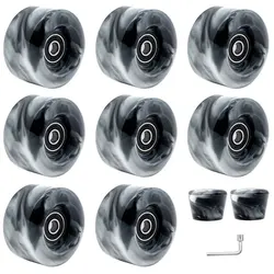 Ruedas poliuretano 82A para patines dobles – Recambio 58x32mm