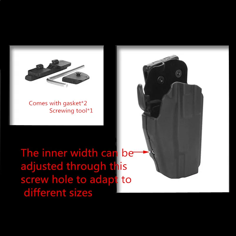 Cinturón táctico IPSC 579, funda Mag, bolsa, ajuste multiángulo, accesorios de caza universales - imagen 5