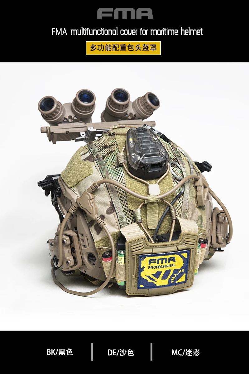 Un casco con muchos gadgets