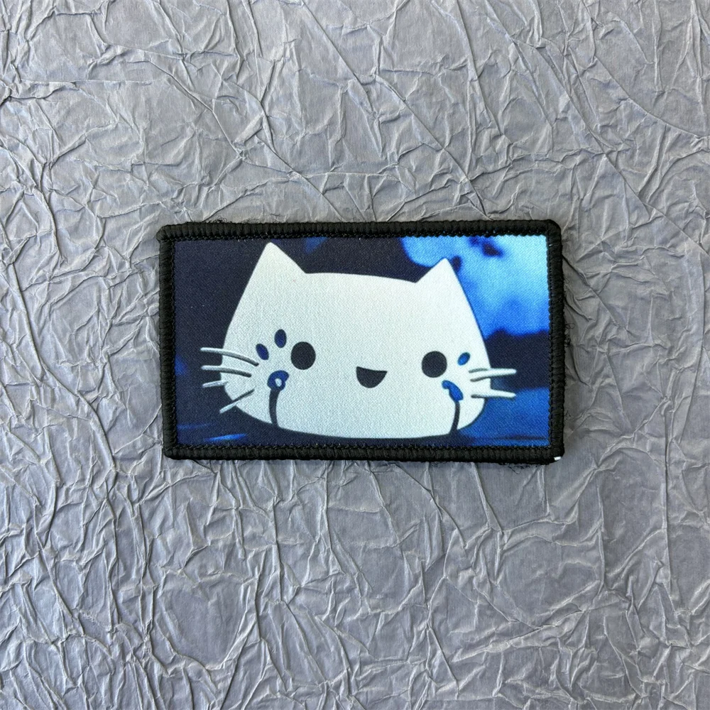 Parche de gato en ropa PEW PEW MADAFAKAS insignias de moral equipo táctico parches de gancho y bucle mochila Animal Wappen - imagen 4