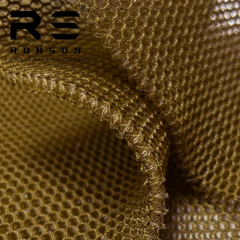 Tela de malla 3D gruesa para sándwich, cojín transpirable resistente a la abrasión, Material de núcleo de colchón, tela de nido de abeja, tela de Birdseye, 6-7mm - imagen 2