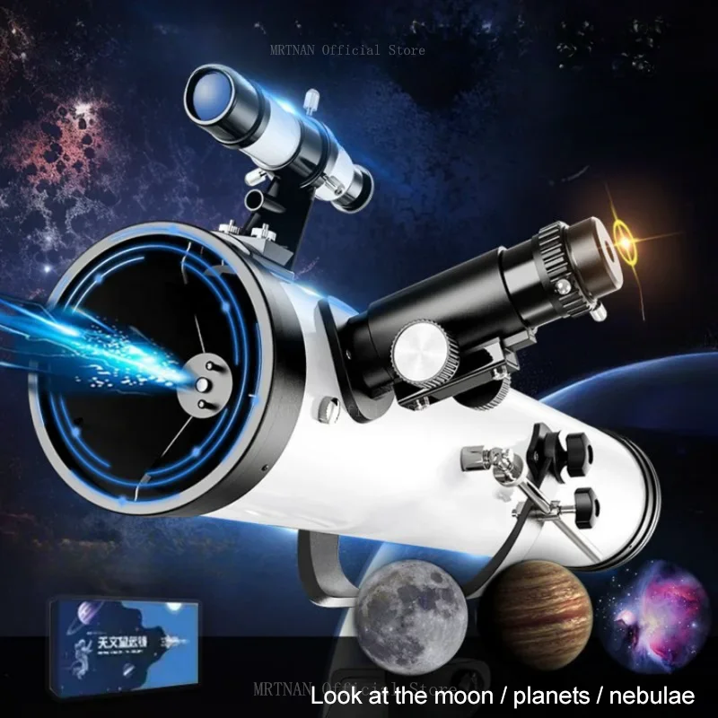 Telescopio astronómico profesional 875X F70076 Monocular 114MM de gran apertura para observar estrellas observación de aves Luna sol - imagen 2