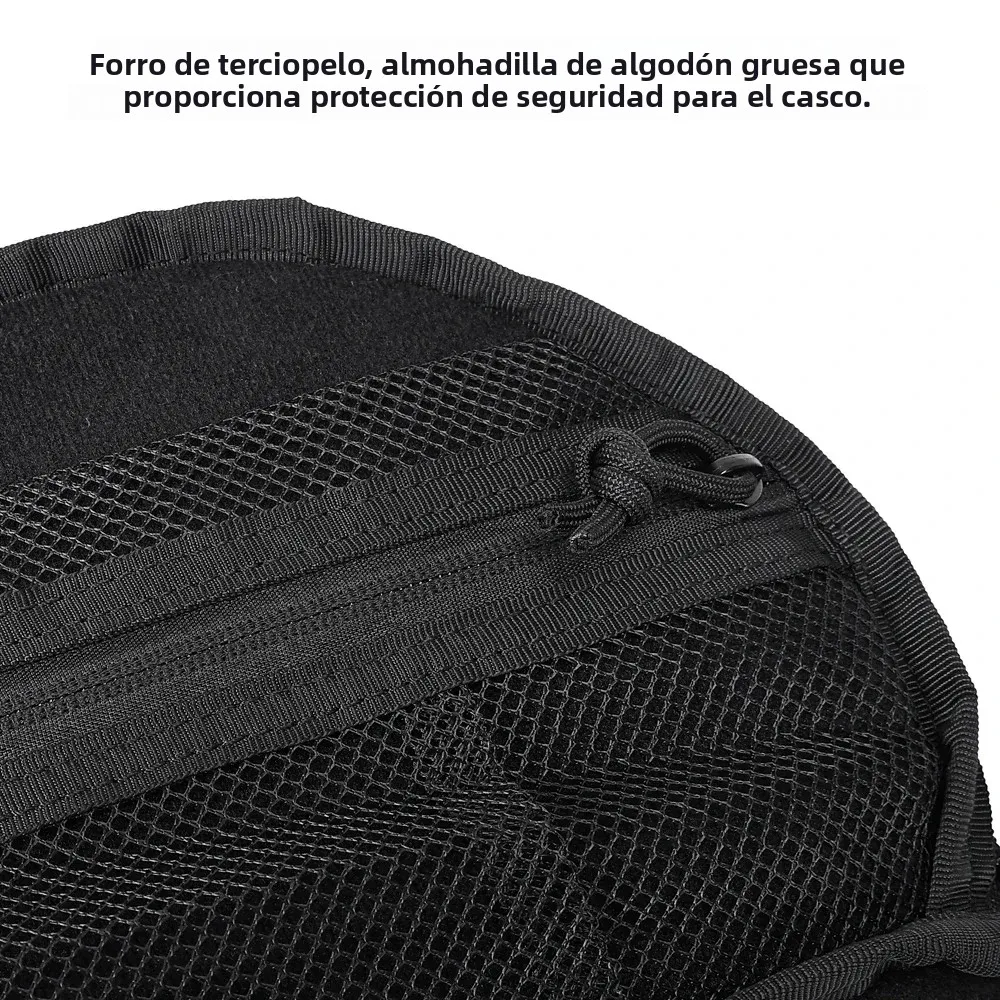 Bolsa táctica para casco, para deportes, caza, tiro, cascos de combate, almacenamiento Molle multiusos, bolsa de transporte - imagen 5