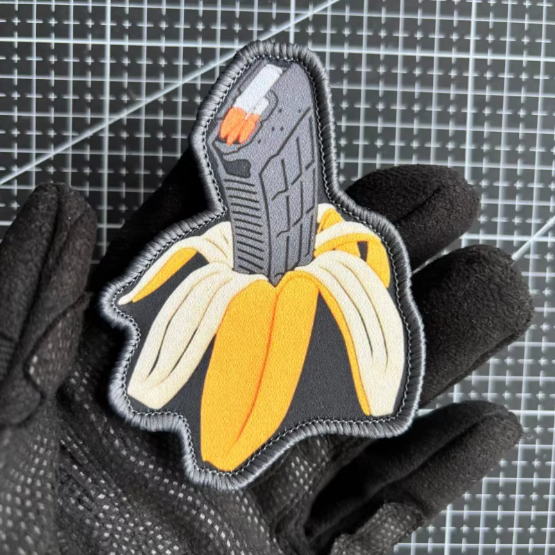Parche táctico Banana Magazine con gancho y bucle para MOLLE - imagen 4