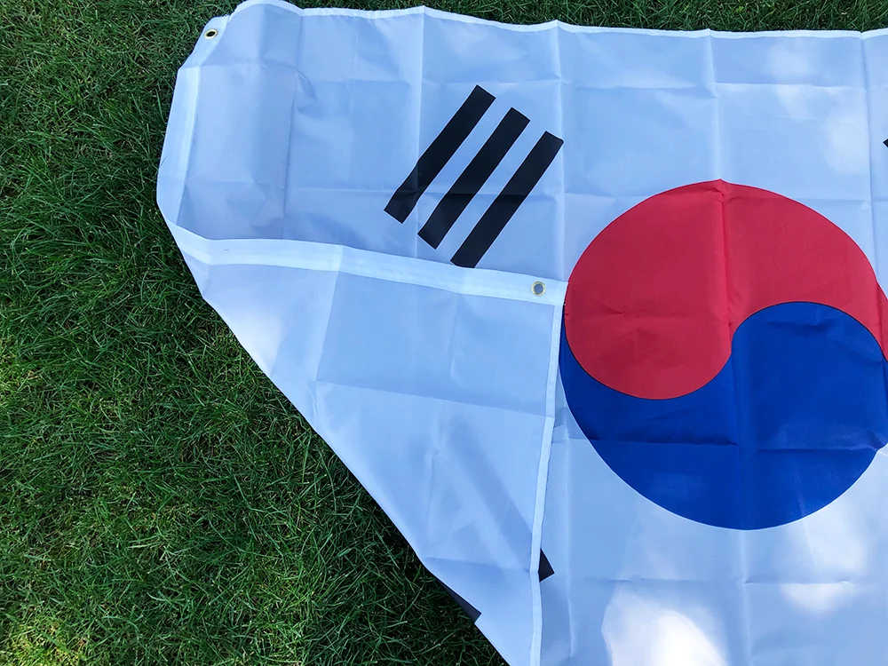 BANDERA SKY bandera de Corea del Sur 90X150cm telas de poliéster de alta calidad banderas colgantes bandera coreana de Corea del Sur para decoración - imagen 4