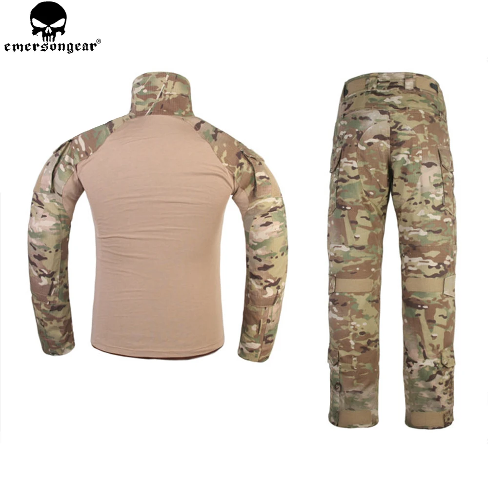 Traje de combate estilo Emerson G3 para mujer, ropa de caza, camuflaje Multi, pantalones tácticos Emersongear, uniforme de combate EM6966 - imagen 4