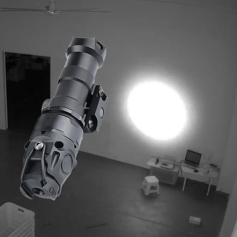 WADSN Airsoft KIJI K1 IR iluminador Tactica Scout luz arma de caza linterna Led apto para Rifle AR15 arma 20mm accesorios de riel - imagen 5