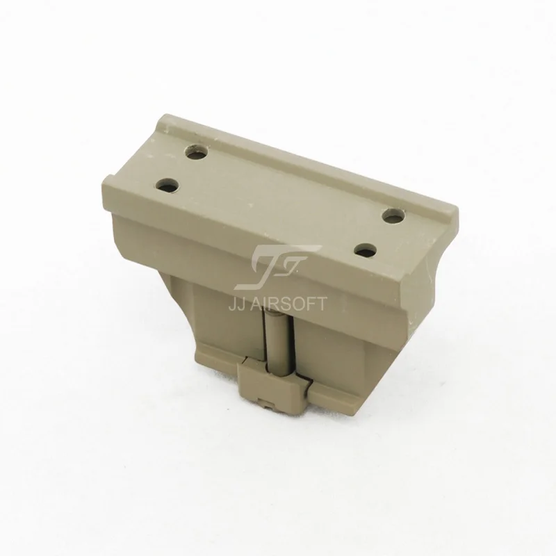 Soporte de riel compensado JJ Airsoft KAC para T1 / T-1 / T2 / T-2 / TARGET TR02 Red Dot (negro/bronceado) - imagen 2